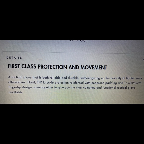 First Tactical Brand Hard Knuckle Leather Gloves. Size L and XL - Picture 15 of 16